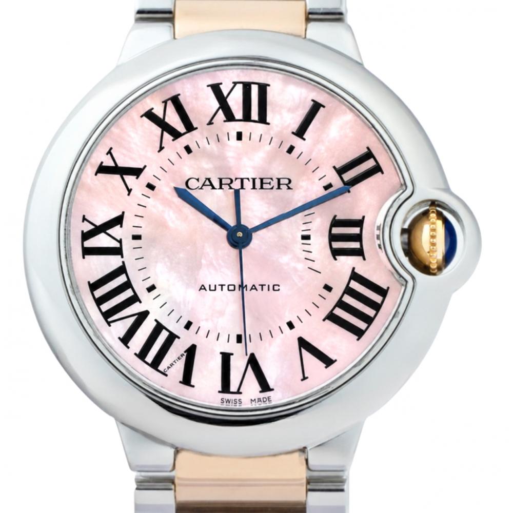 Cartier Ballon Bleu De 36MM W2BB0011 MOP Dial Watch